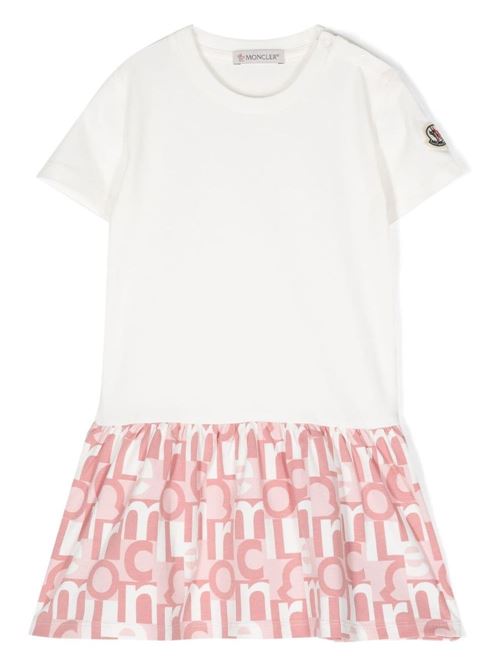 Abito bambina con t-shirt girocollo MONCLER KIDS | I19518I000068790N034